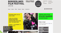 Desktop Screenshot of borderlinesfilmfestival.co.uk